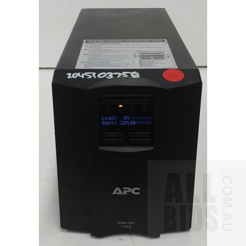 APC (SMT1500I) Smart-UPS 1500 1,000W Floorstanding UPS