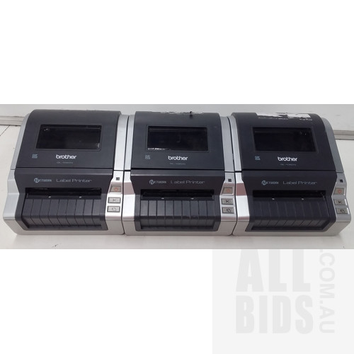 Brother QL-1060n Label Printers - Lot of Three