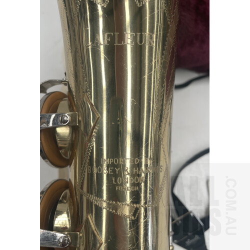 Lafleur Alto Saxophone Imported By Boosey & Hawkes