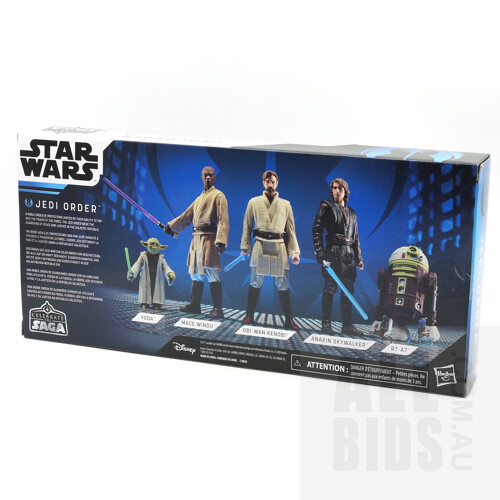 Boxed 2020 Hasbro Star Wars Celebrate the Saga Jedi Order Five Figure Pack