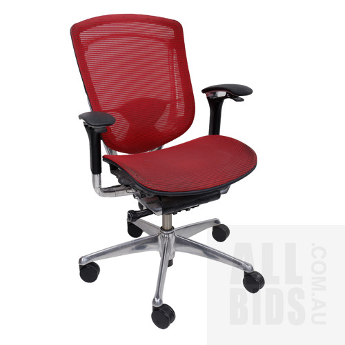 Contemporary 'Okamura' Brand Adjustable Desk/Office Chair