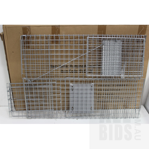 Humane Animal Trap Cage 66 x 23 x 29cm - New