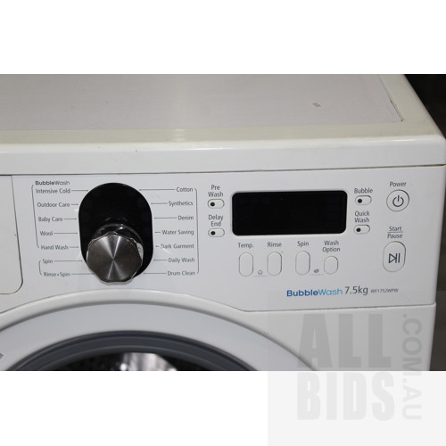 Samsung Bubblewash 7.5 Kg Front Loader Washing Machine