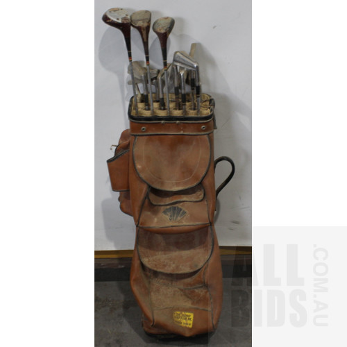 Vintage Golf Club Set and Bag