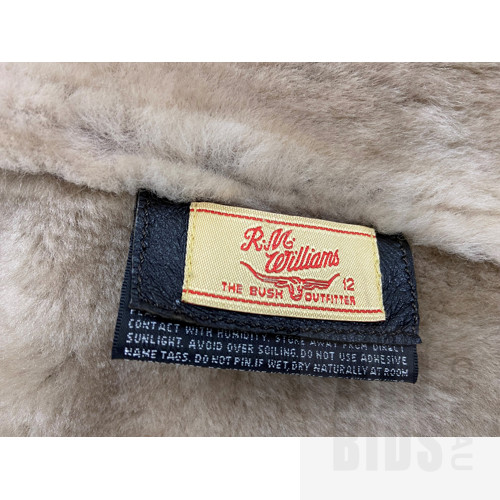 Ladies RM Williams Leather Jacket, Size 12