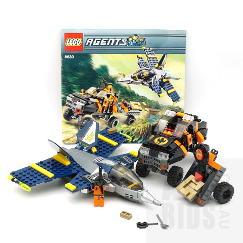 Lego Agents Mission Gold Hunt, No 8630 with Manual