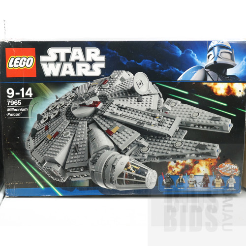 Star Wars Lego Millennium Falcon with Six Figures with Additional Pieces for Second Millennium Falcon