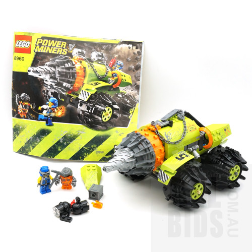 Lego Power Miners Thunder Drillers, No 8960 with Manuel