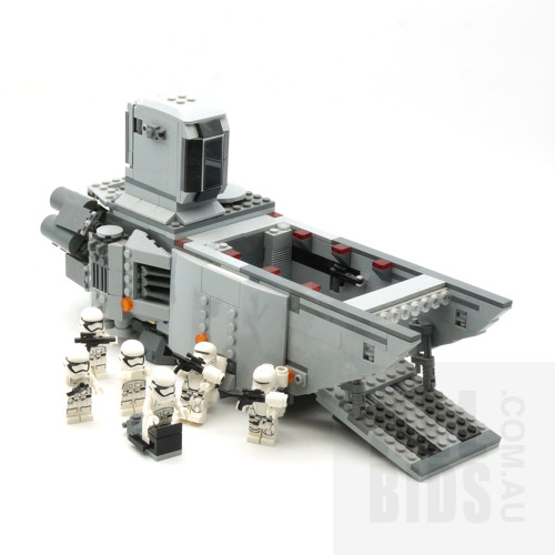 Star Wars Lego First Order Transporter with Five Figures