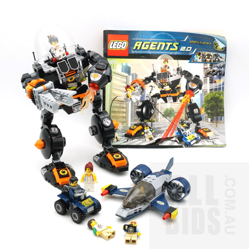Lego Agents Mission Robo Attack, No 8970 with Manual