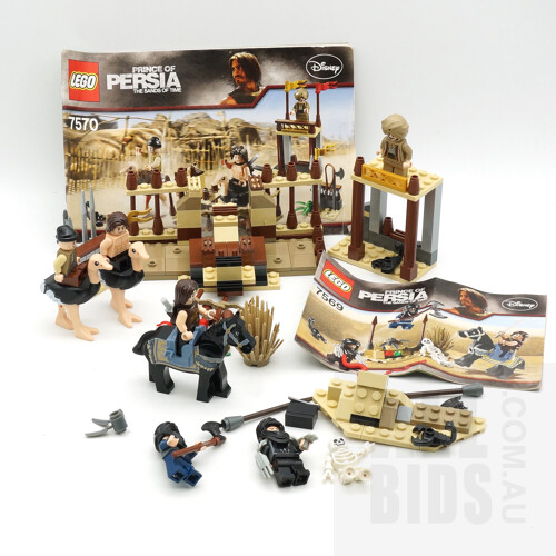 Two Lego Prince of Persia The Sands of Time Sets, No 7570 and 7569