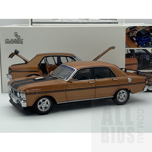 Classic Carlectables Ford XY Falcon Phase III GTHO Nugget Gold /1250 1:18 Scale Model Car