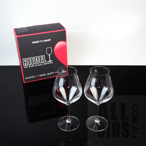 Boxed Pair of Riedel 'Central Otago Pinot Noir' Wine Glasses