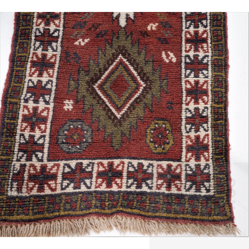Persian Hand Knotted Wool Runner