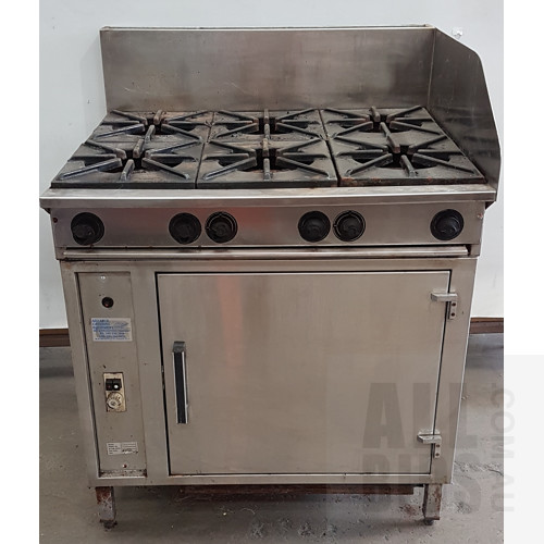 6 Burner R/GF-0-65 Gas Cooktop And Oven