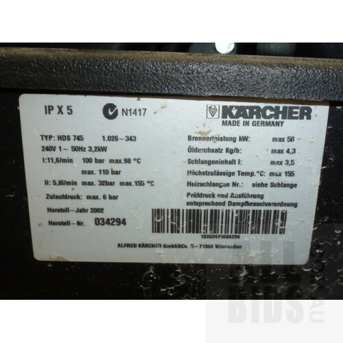 Karcher HDS 745 Hot/Cold Commercial Pressure Cleaner