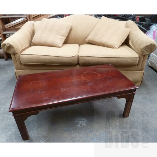 Drexel Heritage Three Seater Sofa and Coffee Table