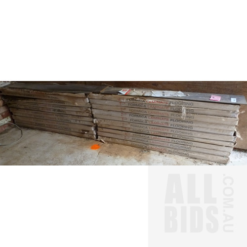 Formica Mocha Oak Laminate Flooring - 37 Square Meters