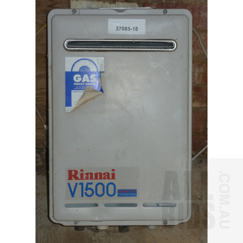 Rinnai V1500 Natural Gas Instant Hot Water Unit