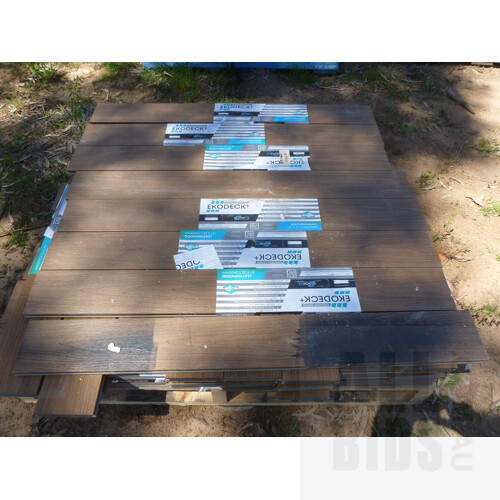 Ekodeck Decking Panels - Approx 7 Square Meters