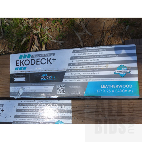 Ekodeck Decking Panels - Approx 7 Square Meters