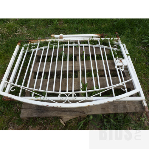 Steel Metal Gates With Post