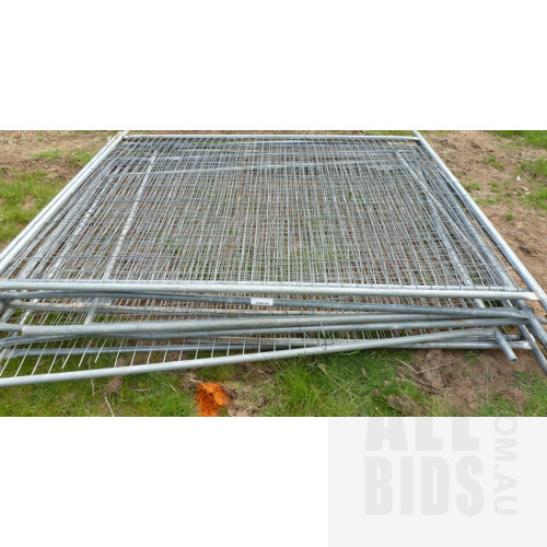 Temporary Fencing Panels x 9