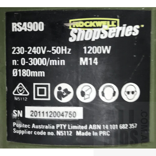 Rockwell RS4900 ShopSeries 1200w Car Polisher