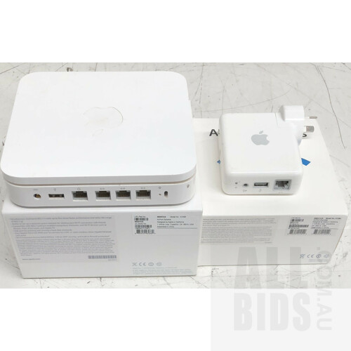 Apple (A1408) AirPort Extreme & Apple (A1264) AirPort Express Base Stations