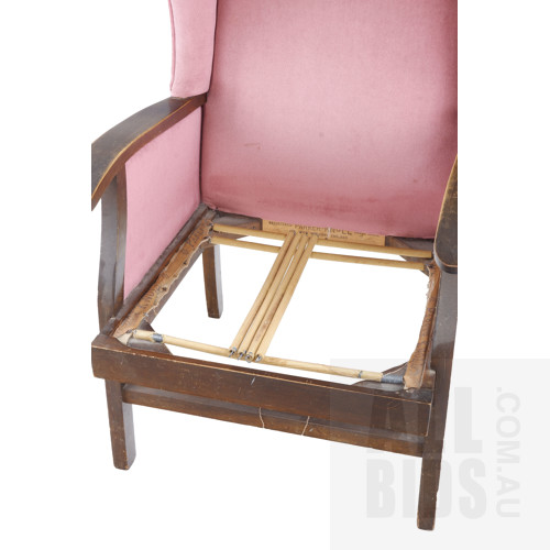 Vintage Parker-Knoll Wingback Armchair, Faults