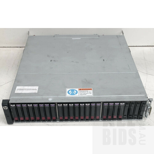 HP StorageWorks P2000 G3 SAS MSA Dual CNTRL SFF 24-Bay Array w/ 12TB of Total Storage