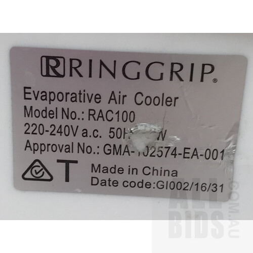 Lumina 1CYB40-11T 11 Fin Oil Heater And Ringgrip RAC100 Evaporative Air Cooler