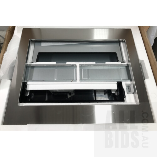 Panasonic Microwave Oven Built In Stainless Steel Trim Kit And Miele Exhaust System