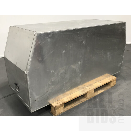Large Custom Made Stainless Steel Universal Ute Tool Box