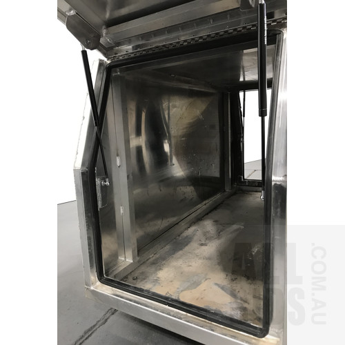 Large Custom Made Stainless Steel Universal Ute Tool Box