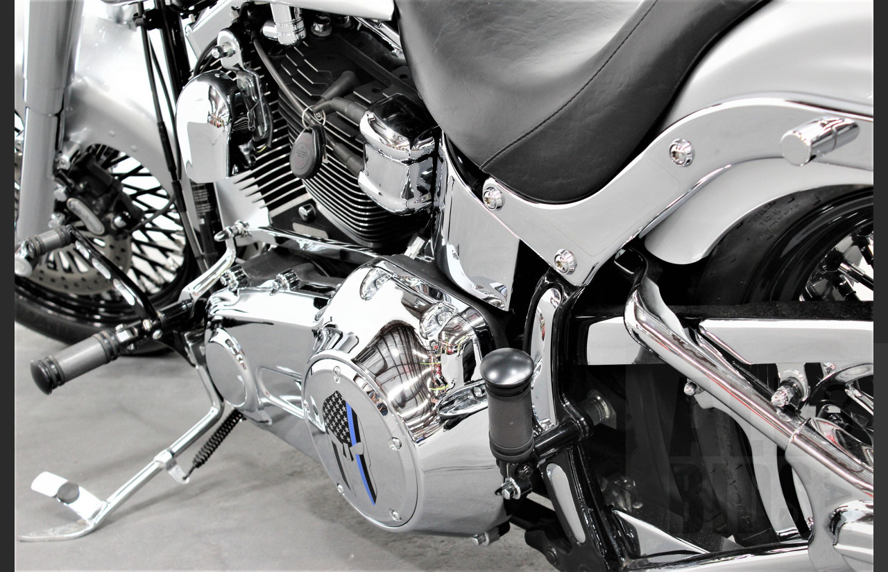 12/2007 Harley Davidson Softail Fat Boy Motorcycle Silver 1.7L (1690cc)