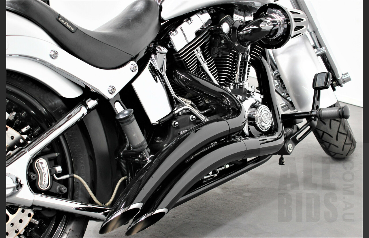 12/2007 Harley Davidson Softail Fat Boy Motorcycle Silver 1.7L (1690cc)