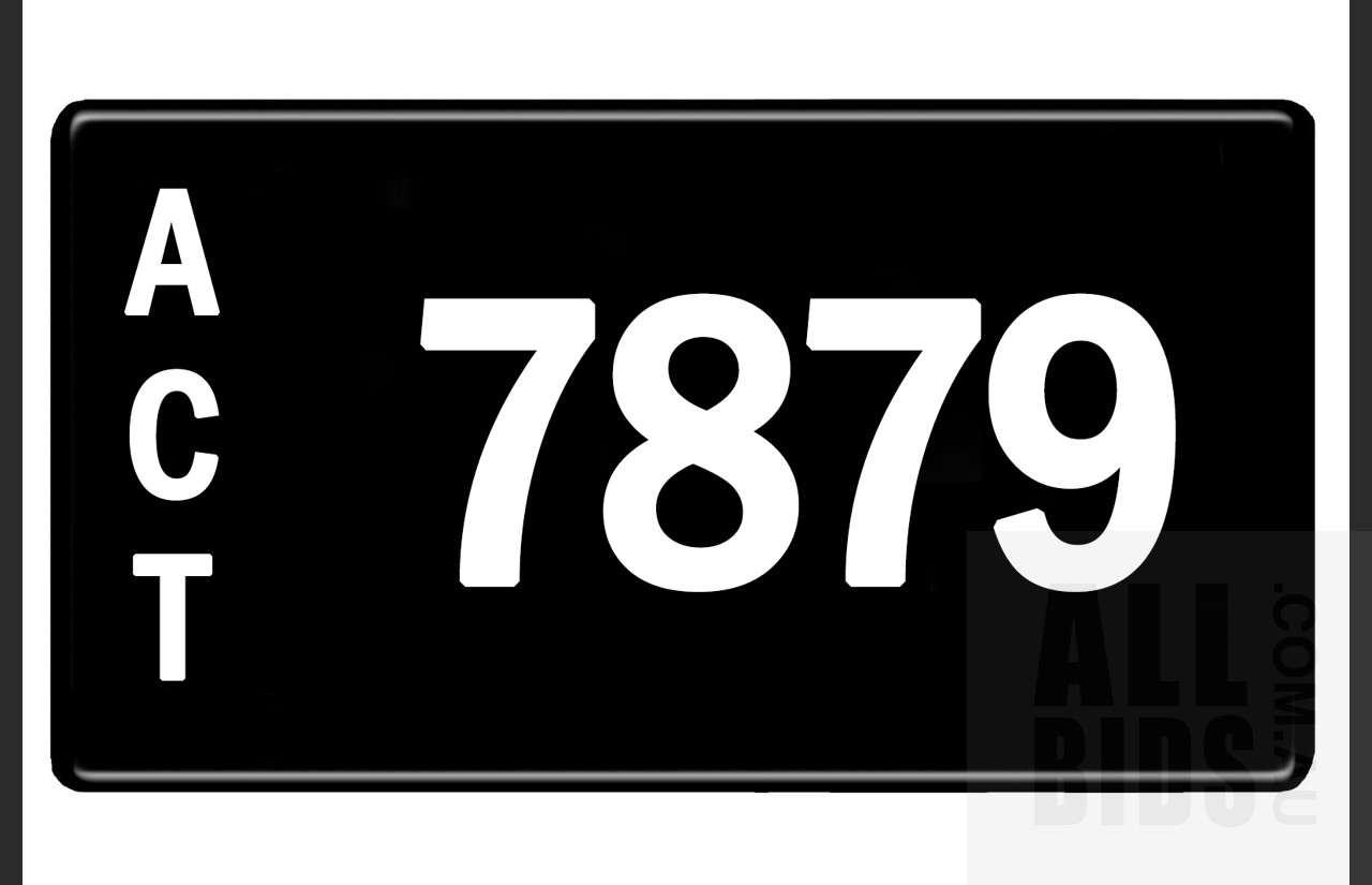 ACT 4-Digit Number Plate - 7879