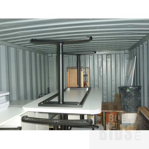 20 Foot Shipping Container With Various Office Furniture and Hardware