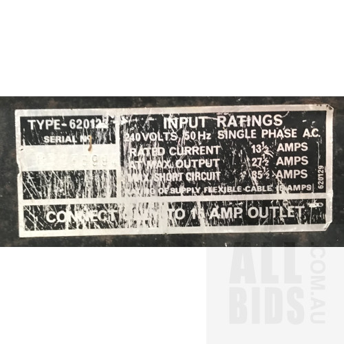 CIG Transarc Easy Welder Type 620122