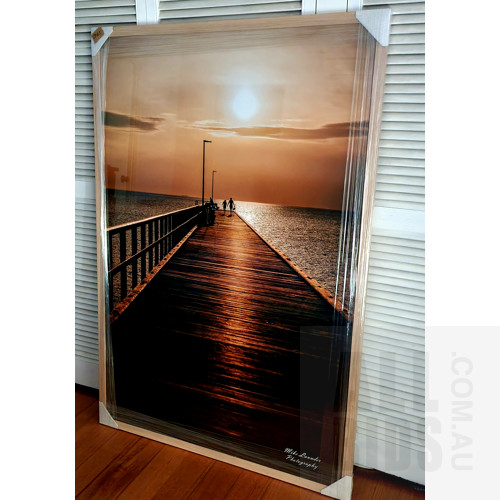 'Golden Jewel' Seaford Pier Victoria - Framed Print by Mike Launder Photography