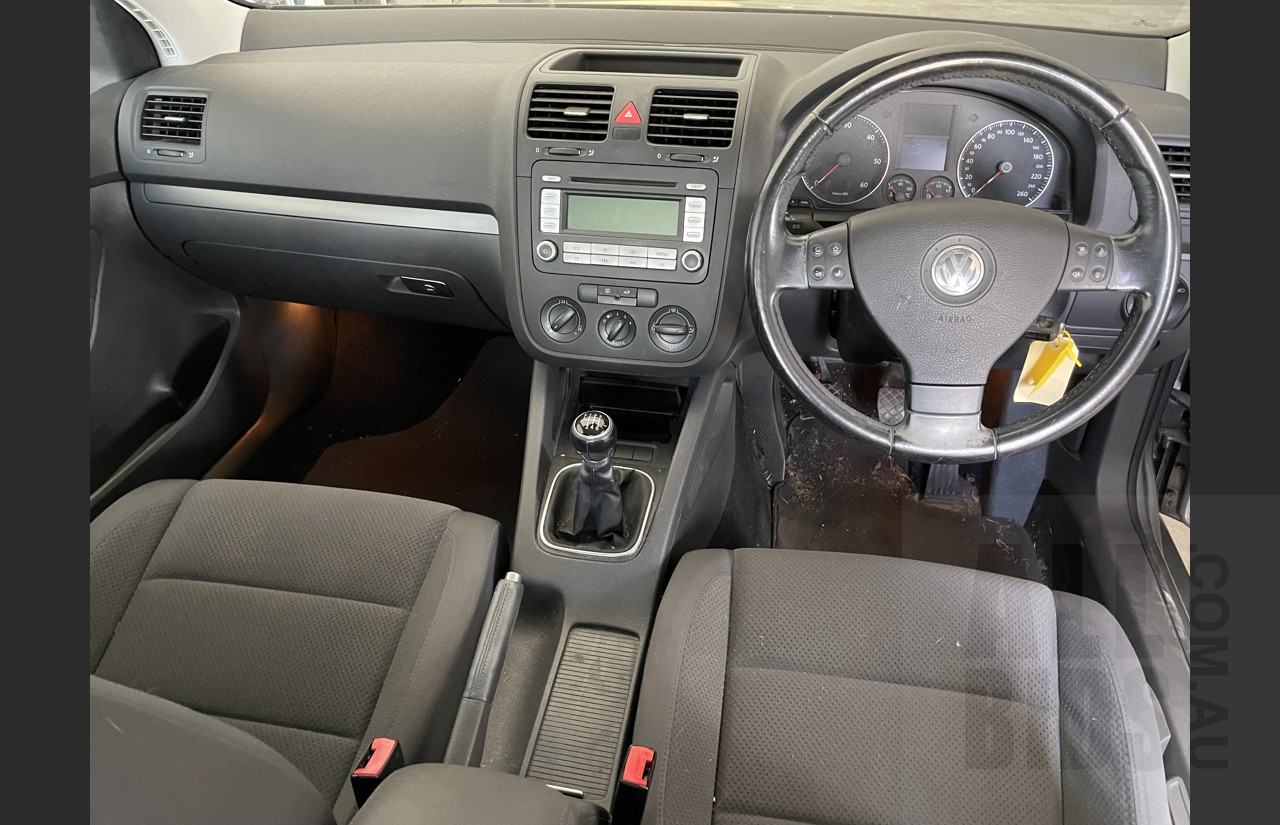 9/2006 Volkswagen Golf 2.0 TDI Comfortline 1K 5d Hatchback Grey 2.0L