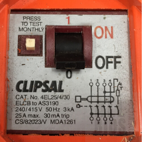 Clipsal RCD Protected Switched Socket Outlet, Wilco Switched Socket Outlet And Accessories