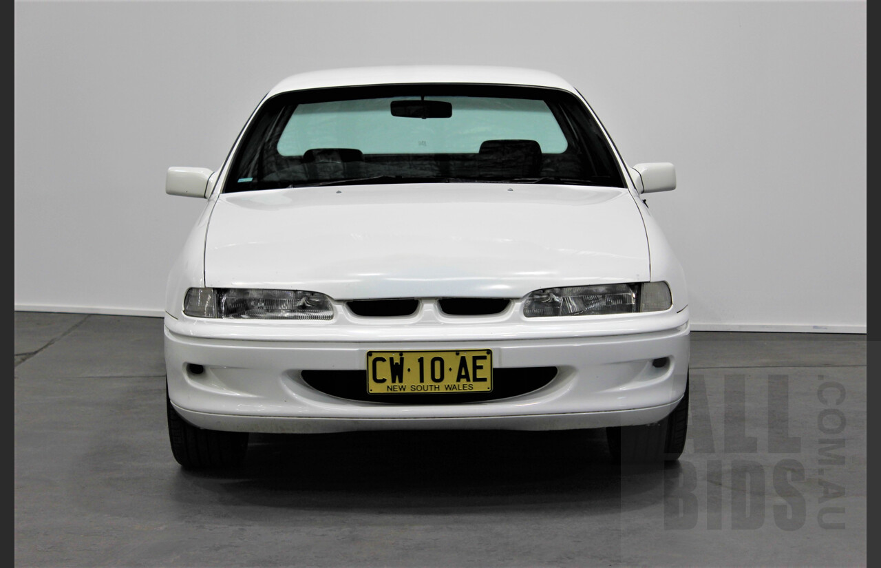 2/1996 Holden Commodore S VS Utility White 5.0L V8