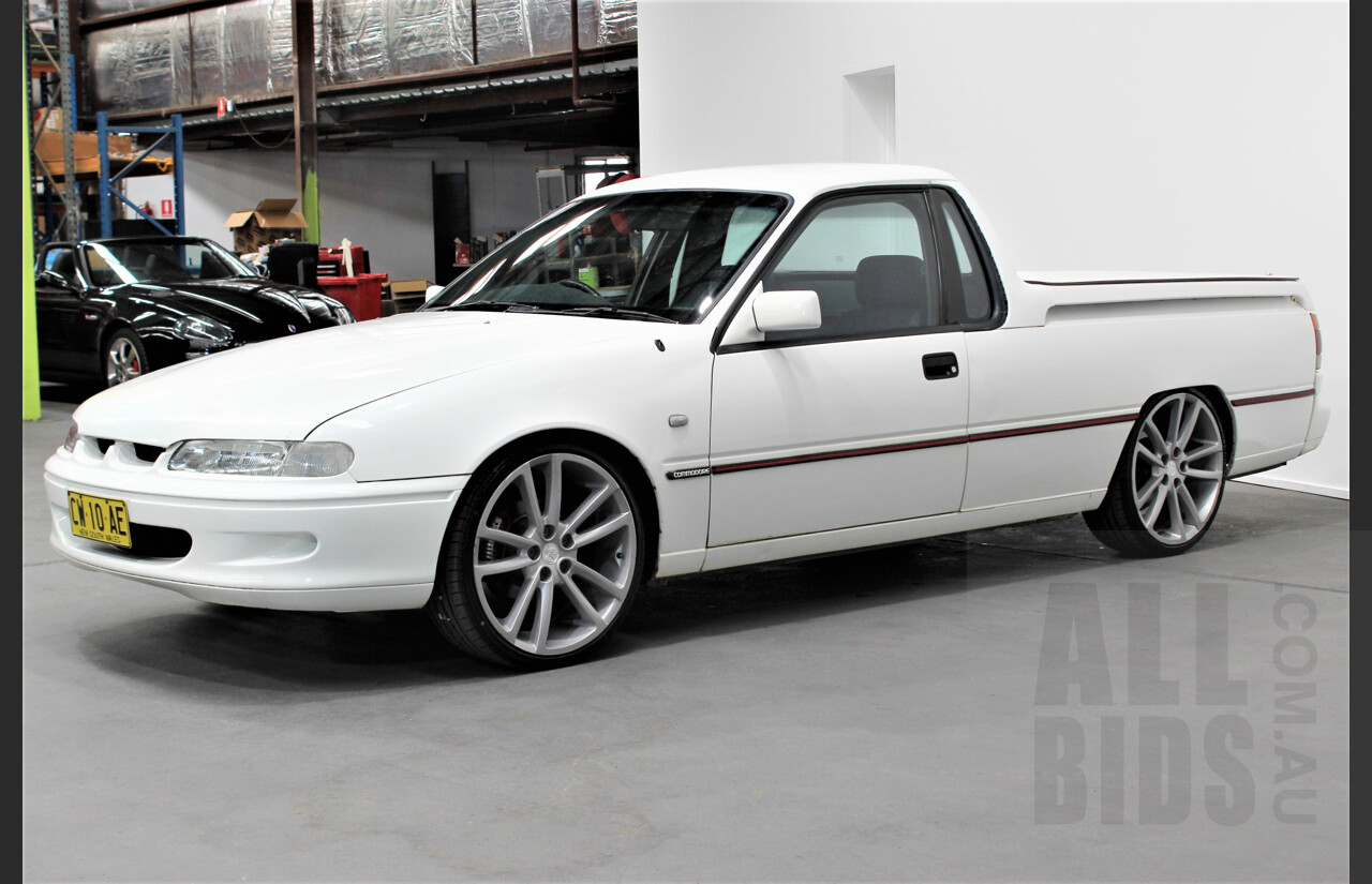 2/1996 Holden Commodore S VS Utility White 5.0L V8