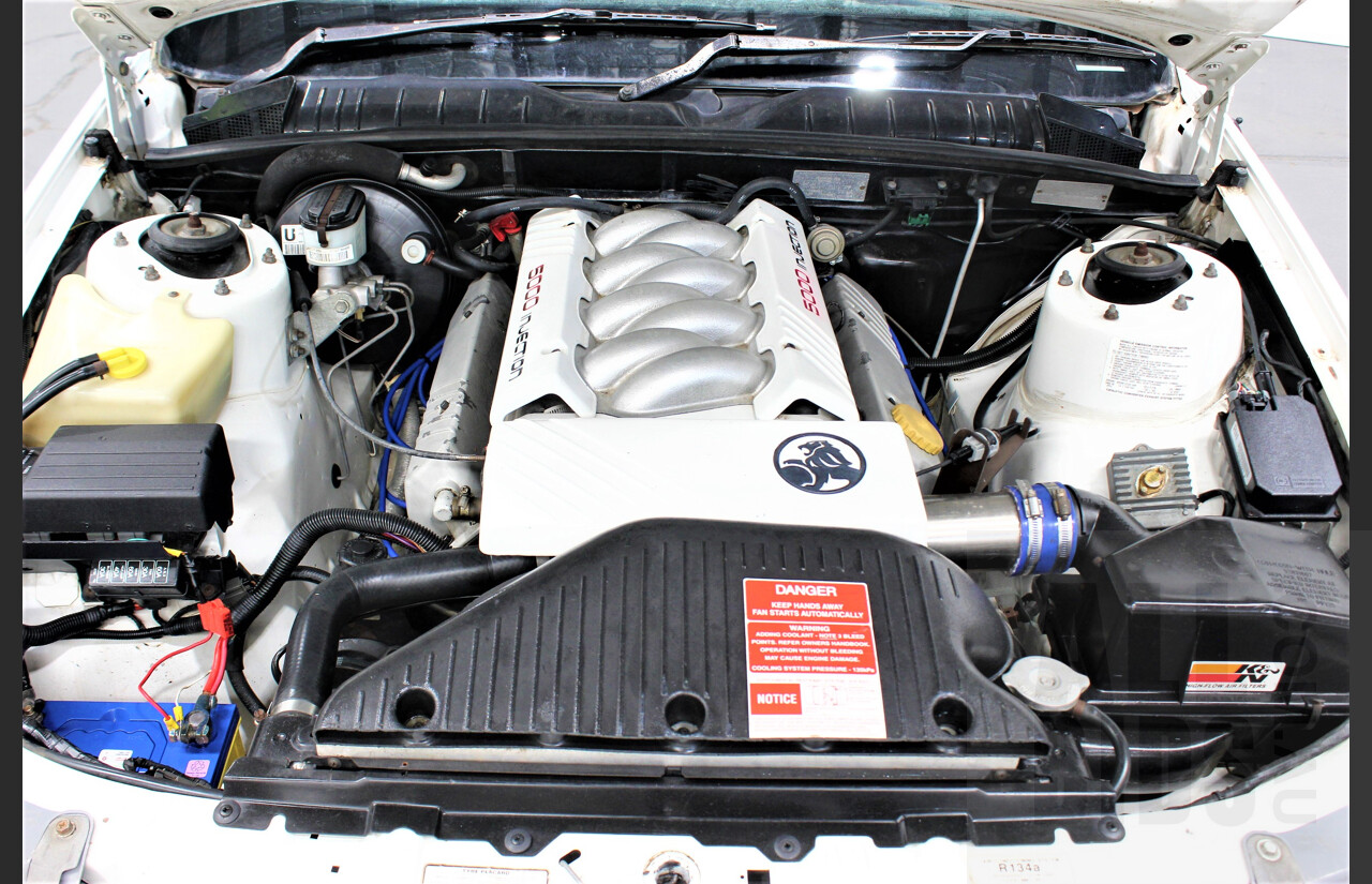 2/1996 Holden Commodore S VS Utility White 5.0L V8