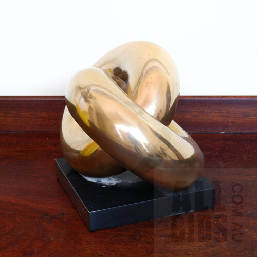 John Robinson (Britain, 1935-2007) Bonds of Friendship 1980, Bronze Sculpture