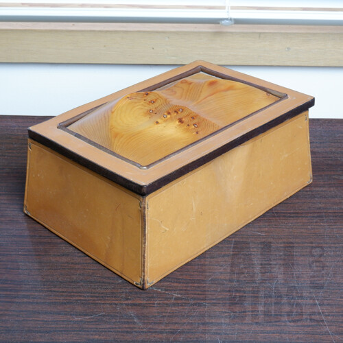 Bespoke Huon Pine and Leather Box