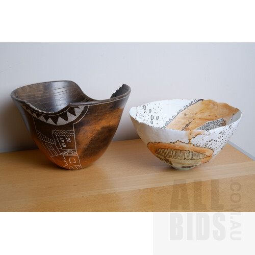 Shannon Garson and Silvia Stansfield Studio Ceramic Bowls