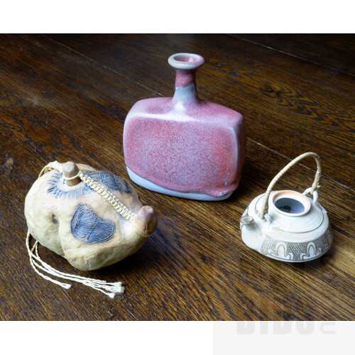 Three Australian Studio Ceramic Vessels